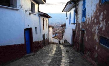 Cusco Street in the morning