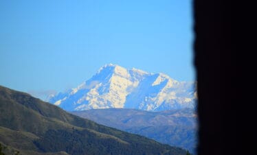 Ausangate peak sight from cusco
