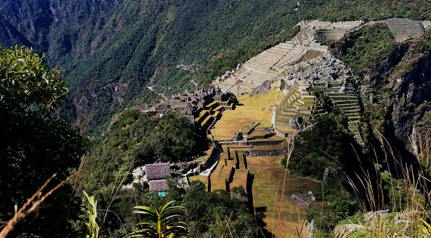 Huayna picchu view to Mapi Citadel