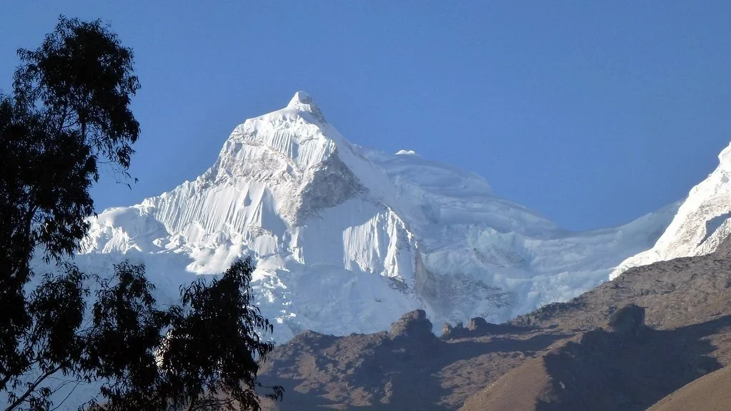 Peak in Huascaran national park in huaraz trek