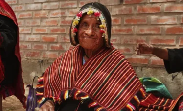 Old man from Bolivia Tarabuco