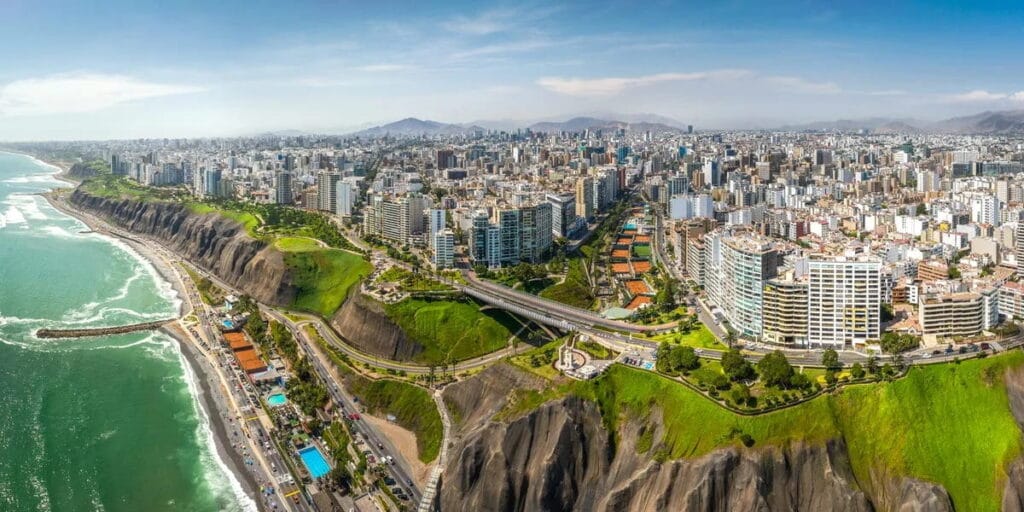 Lima, home to eleven million people, Peru's biggest city